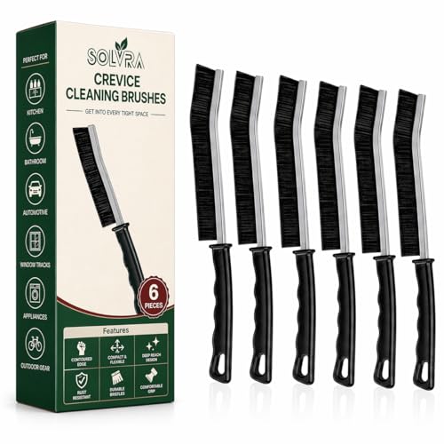 Solvra Crevice Cleaning Brush Set 6-Piece