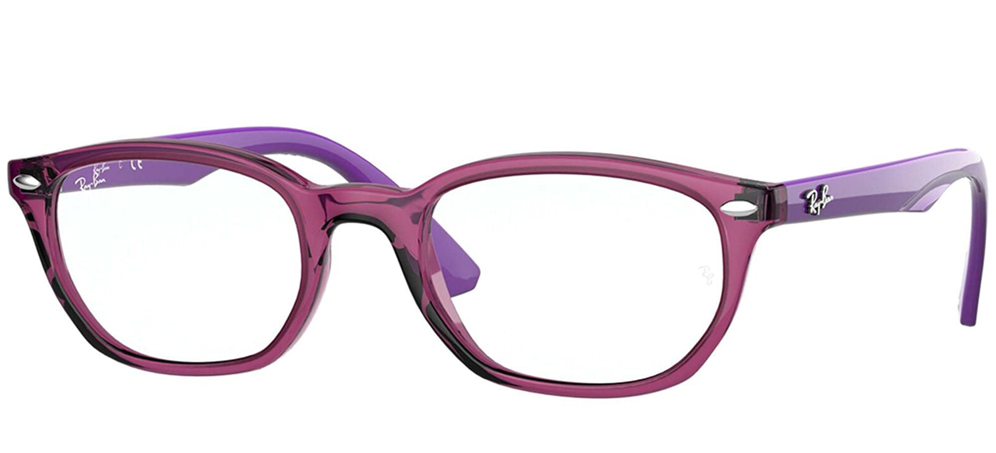 Ray-Ban unisex-child Ry1599 Rectangular Prescription Eyeglass Frames