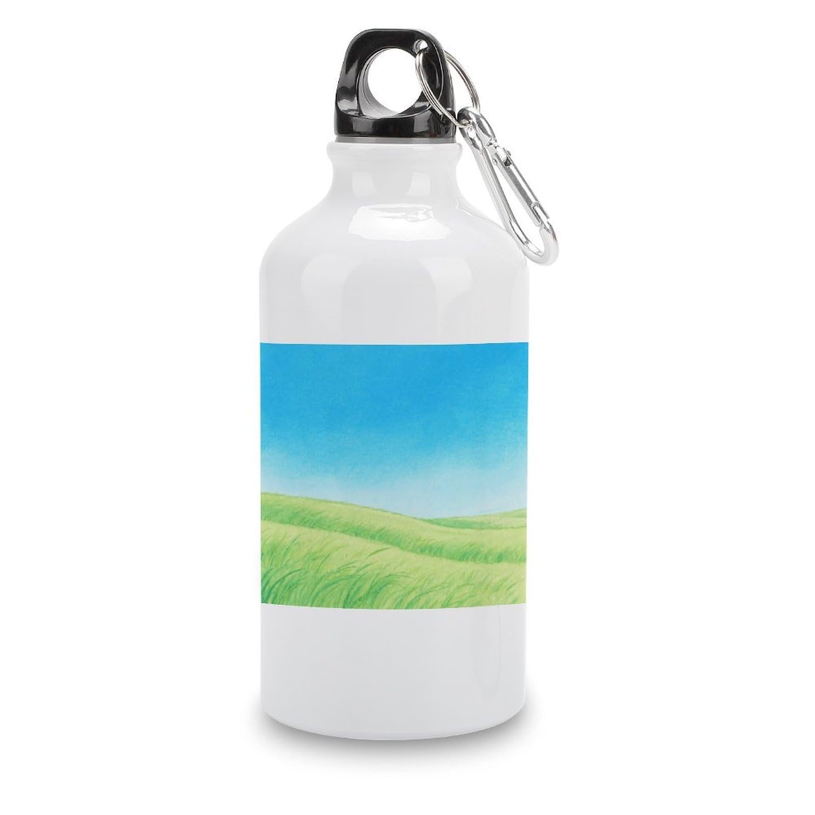 Fekiloot Style Grassland Aluminum Water Bottle Travel Tumbler Reusable Lightweight Outdoor Sports Water Bottles For Gym Sports Camping Hiking Fishing400ml