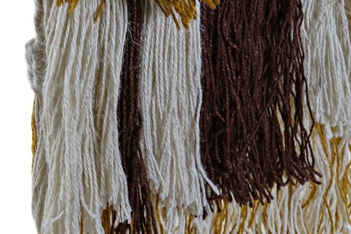 Tapis suspendu en jute pour décoration murale de salon bohème chic - 5