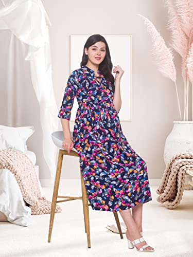 Image of AV2 Women's Rayon Relaxed Fit A Line Maternity Wear