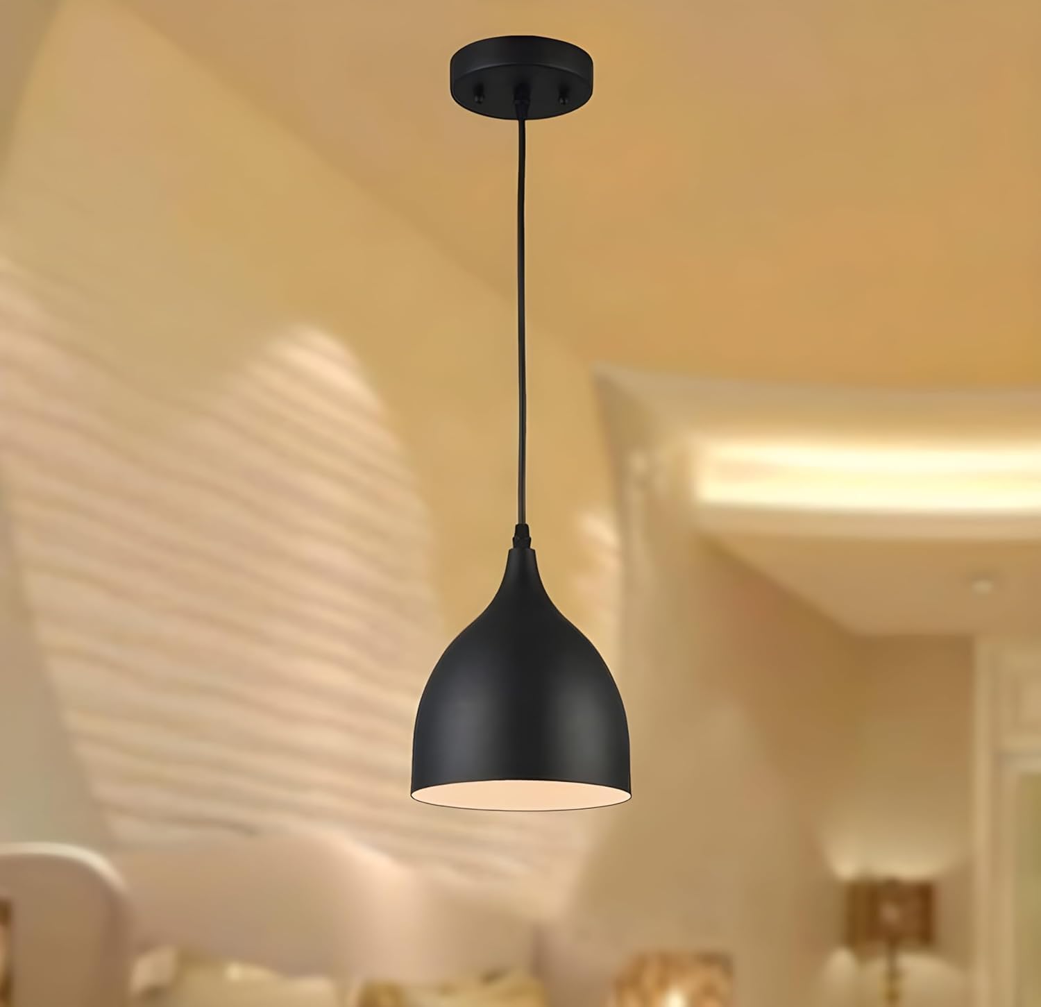 Multi Hub with Bulb Aluminium Pendant Hanging Ceiling Light Lamp for-Ceiling/Bedroom/Living Room/Kitichen/Hallway/Dining Table/Corridor/Balconey/Office/Home Indoor Lighting (1-6inch Hl)-image-43