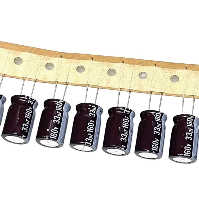 10PCS Aluminum Electrolytic Capacitor 160V39UF 12X12 Capacitance Meters