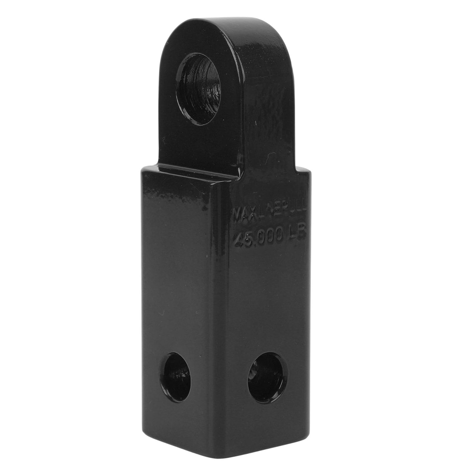 Receptor de Enganche de Grilletes Servicio Pesado 23t Acero Al Carbono Acero Al Carbono para Camiones SUVS 4x4 Vehículos Fuera Camino Recuperación (BLACK)