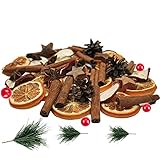 Photo Gallery super idee potpourri natalizio, 200 g, con bastoncini di cannella, fette di limone, pigne, mango di legno, noccioli di betulla e bacche, natale, corona dell avvento, decorazione da tavolo, decorazione Photo Gallery super idee potpourri natalizio, 200 g, con bastoncini di cannella, fette di limone, pigne, mango di legno, noccioli di betulla e bacche, natale, corona dell avvento, decorazione da tavolo, decorazione