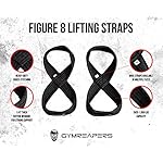 Gymreapers Figure 8 Lifting Straps For Deadlift, Powerlifting, Strongman, & Cross Training Strong Weightlifting Wrist Straps For Men, Women - Image 2