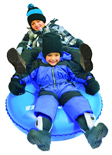 Slippery Racer 60 Inch AirDual Adults and Kids Inflatable Sledding