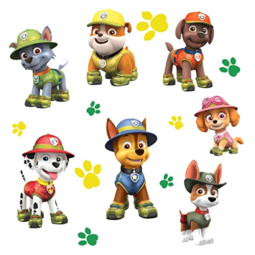 Nickelodeon - RMK3611GM współlokatorzy Psi Patrol Jungle odklej i przyklej gigantyczne naklejki ścienne, wiele