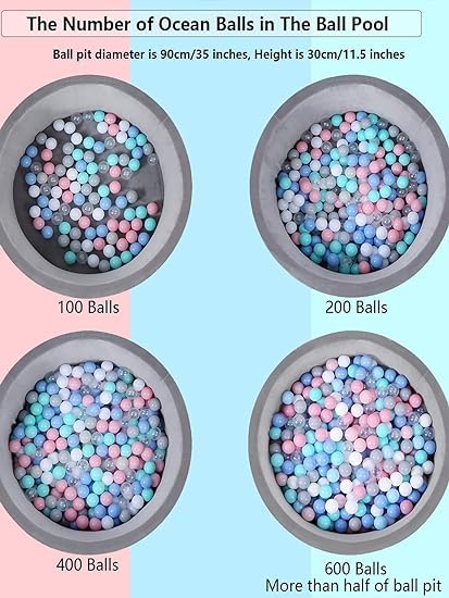 Pelotas Para Piscina De Bolas 300 Bolas Para Piscina Infantil