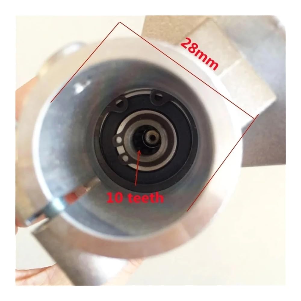 Cabezal de Engranaje de 28mm 10T Apto para EM780 OM ES Series 36 37 38 43 44 Recortadora desbrozadora Caja de Engranajes