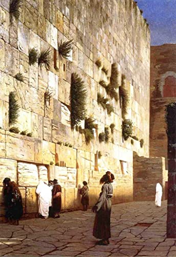 Jérusalem poster Le Mur des Lamentations Jean Leon Gerome toile SERENDIPITP