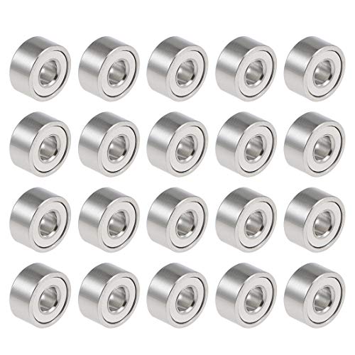 uxcell 682ZZ Deep Groove Ball Bearings 2mm Inner Dia 5mm OD 2.3mm Bore Double Shielded Chrome Steel Z2 20pcs uxcell 682ZZ Deep Groove Ball Bearings 2mm Inner Dia 5mm OD 2.3mm Bore Double Shielded Chrome Steel Z2 20pcs