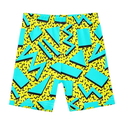 JHKKU Girls Retro 80s 90s Shorts Cotton Cartwheel Bike Kids Biker Under Dress Dance Short Girl Clothes 10Y