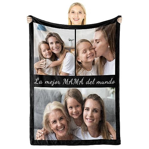 Giftove Regalos Medida Para Madres Abuelas - Mantas Personalizadas Con Fotos Y Texto Originales - Regalos Creativos Madres, Abuelas Y Familiares, Ideas Regalos Navidad 2023 Giftove Regalos Medida Para Madres Abuelas - Mantas Personalizadas Con Fotos Y Texto Originales - Regalos Creativos Madres, Abuelas Y Familiares, Ideas Regalos Navidad 2023