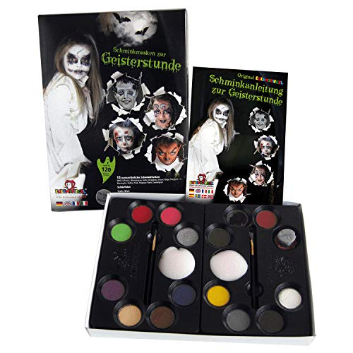 Colores de maquillaje de brujas Eulenspiegel para fiestas infantiles