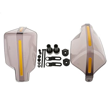 Elegant Essence 1 Pair Universal Motorcycle Scooter Hand Guards Handguard for 7/8 Bar Clear