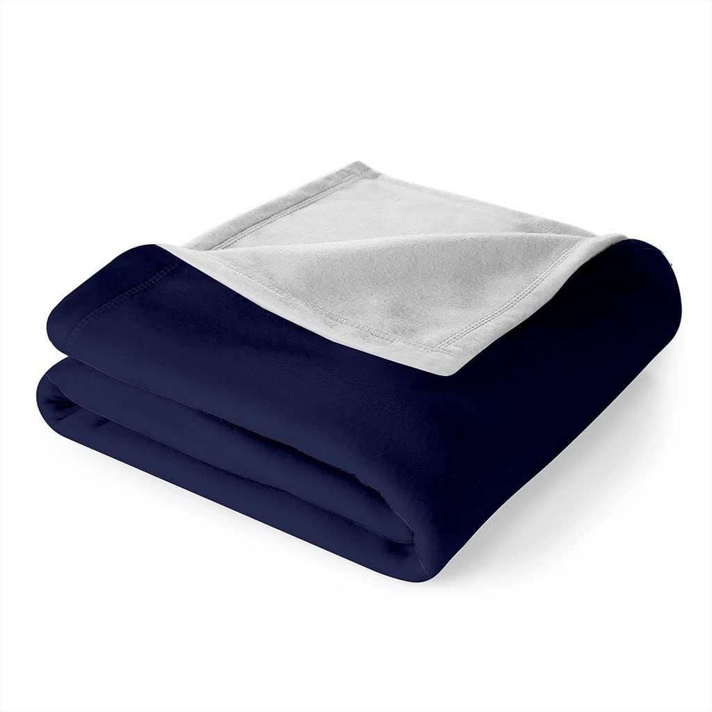 Mantas para Cama De Franela Invierno para Infantil Y Adulto 180X220Cm Manta Polar De Felpa De Microfibra Suave para Sofá, 3D Azul Puro De Moda Patrón, Cálida Y Transpirable