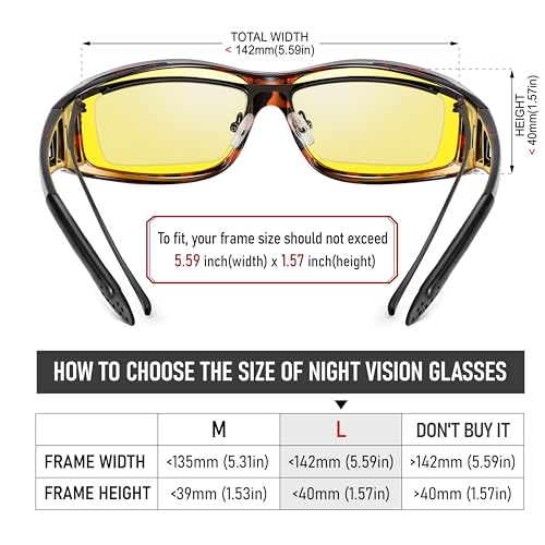 Image of Polarized Sunglasses Fit Over Glasses for Men Women