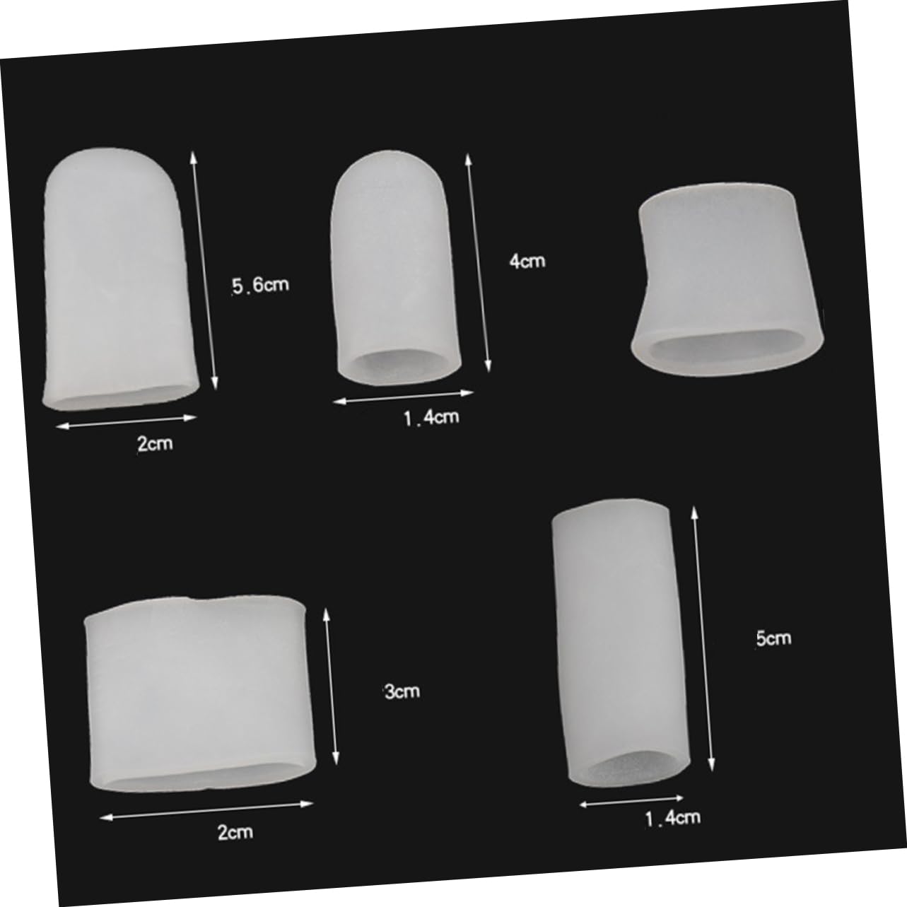 Outanaya Silicone Thumb Padding 10 Pack Finger Support Band for Basketball Mallet Finger Corn Relief