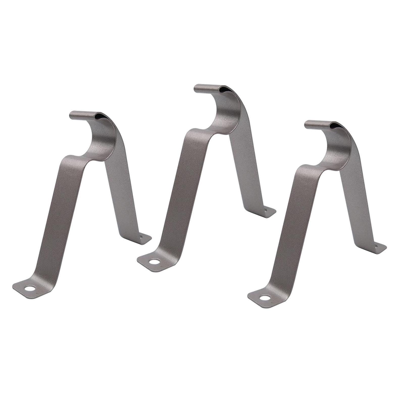 QIXCXAZ 19mm 25mm Diameter Rods Wall Rack Curtain Pole Reliable Support Durable Build Convenient Installation Color Options Available Rod Holders Metal