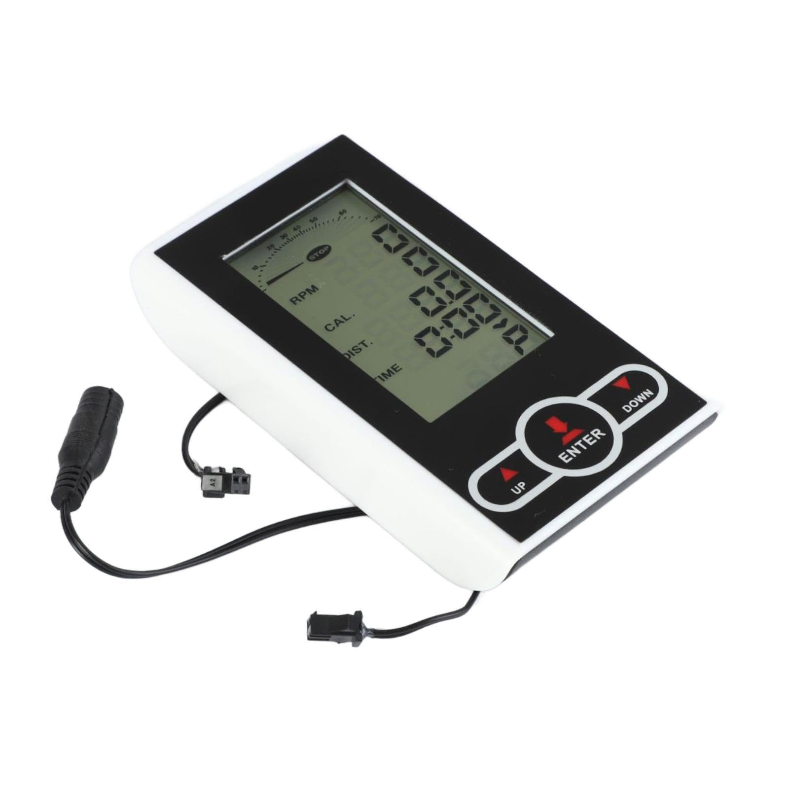 QSTDGVPW Monitor Speedometer Exercise Bike Computer Elliptical Training Display for Gym Home