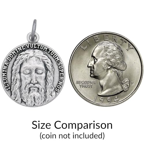 10 pack Holy Face Medals Veil Shroud of Jesus - Genuine Made in ITALY3