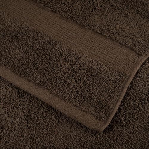 UJCHVHN Home Garden, Premium-Badetücher, SOLUND 100 x 150 cm, 600 g/m², Braun, 10 Stück – Bild 7
