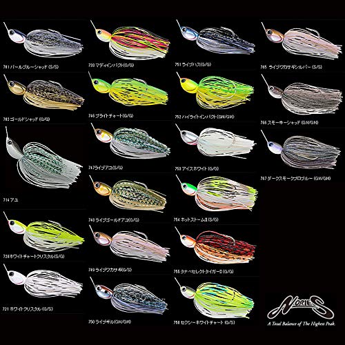 ノリーズ(NORIES) スピナーベイト クリスタルS ディーパーレンジ 3/4oz マディインパクト(ゴールド/ゴールド) #733 11416