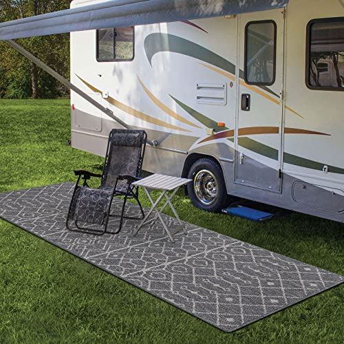 SHACOS Tappeto Esterno Interno Grigio 60x180cm