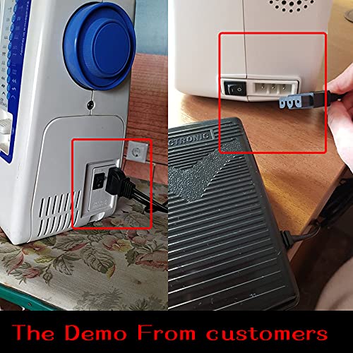 Lnka Foot Controller And Power Cord 359102-001 Compatible For Singer Foot Pedal Control Sewing Machine(See Description) #TOP3