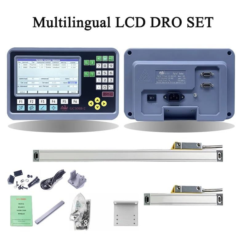 Affichage numérique LCD DRO 3 axes avec encodeur linéaire 13 langues - 2