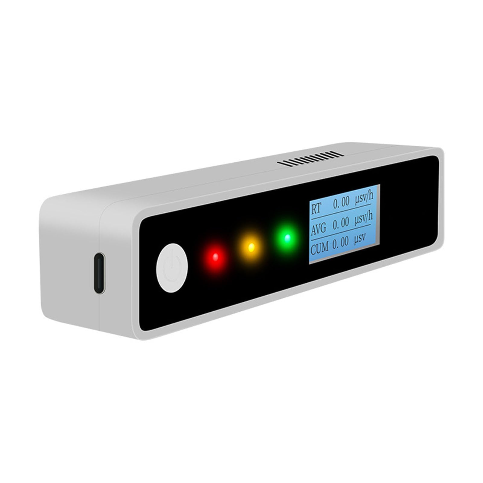 Geiger Counter Nuclear Strahlungsdetektor Digital Radioaktive Erkennungsmessgerät hohe Empfindlichkeit Echtzeitüberwachung für Home Workplace ABS -Material 1.29 Zoll OLED -Display