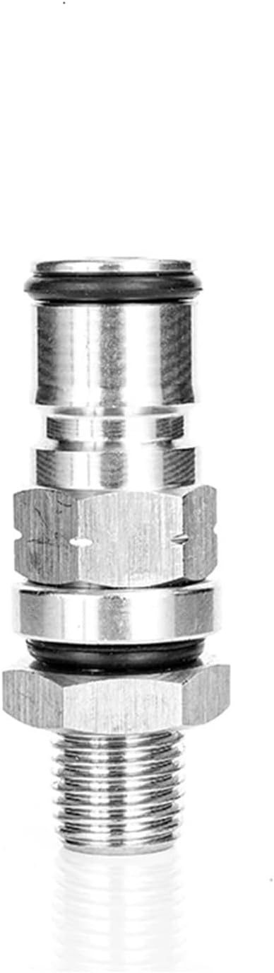 Homebrew 19/32-18" UNF Ball Lock Post 1/4 Inch Thread Bulkhead Assembly BSP Hex Nipple Gas Ball Lock Post Adapter Brewing Beer(Liquid)