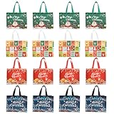 JECOMPRIS Bolsas De Regalo Navideñas Reutilizables De 16 Unidades Bolsa No...