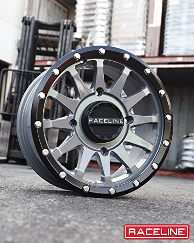 Raceline Wheels A95Sg Trophy Utv/Atv Wheel Stealth Grey 15X7" 4X156", 10 Mm Offset/(4.39"B/S) #TOP1