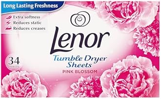 Lenor Tumble Dryer Sheets Sparkling 34's