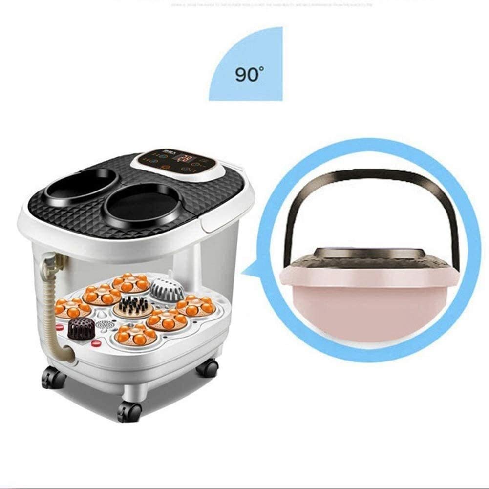 Pediluvio termale Massager, motorizzato Shiatsu Roller Massaggiare Agopuntura Point, con Telecomando, conversione di frequenza, Tempo Regolabile e Temperatura, la Toccare-Chiave