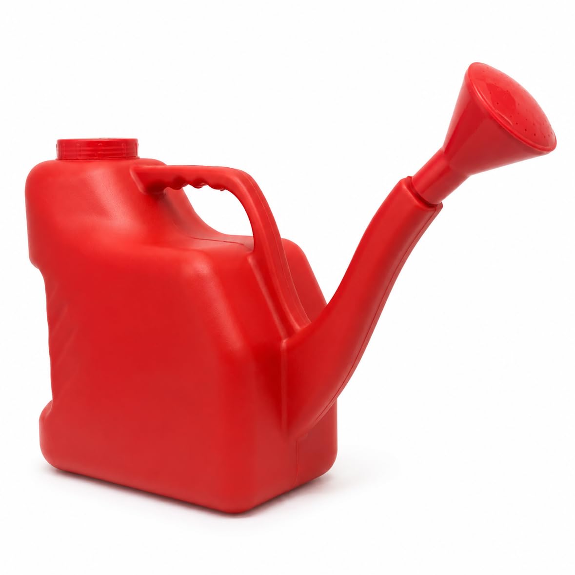 Plastic Watering Can for Garden Plants & Flowers 10L Red with Lid