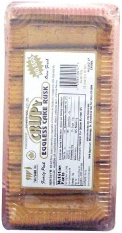 Crispy Eggless Cake Rusk 750g by TWI Foods Inc