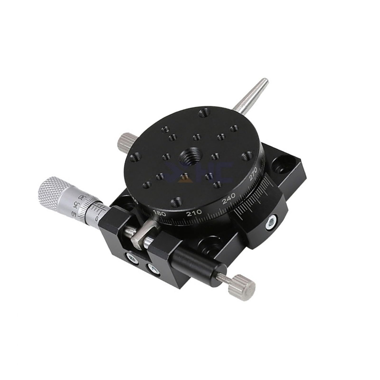WNVXJGNSO Motorized Rotary Positioning Stage R RSP40-L RSP40-R Precision Type Manual Rotating Platform Sliding 360 Degree Stage Precision Bearing Linear Stage Load 9.8N(RSP40-R)