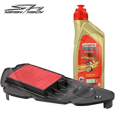 KIT TAGLIANDO HONDA SH 125/150 i 2017-2020 Maggiori informazioni: Il kit è composto da: - 1 litro olio motore CASTROL POWER1 SCOOTER 10W-30 4T - 1 filtro aria TIPO ORIGINALE