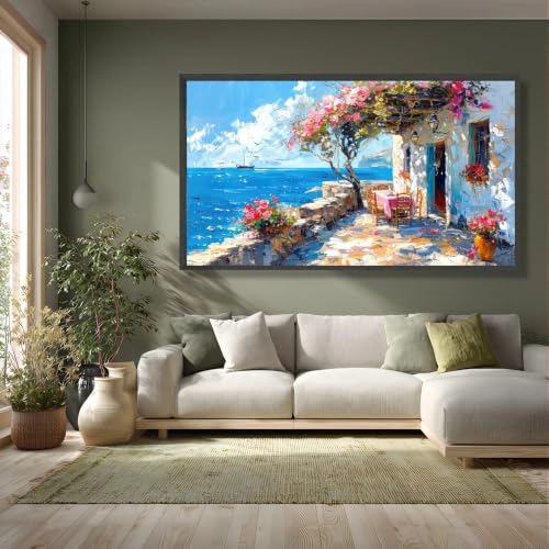 Impression sur toile bord de mer pour une atmosphère apaisante à la maison