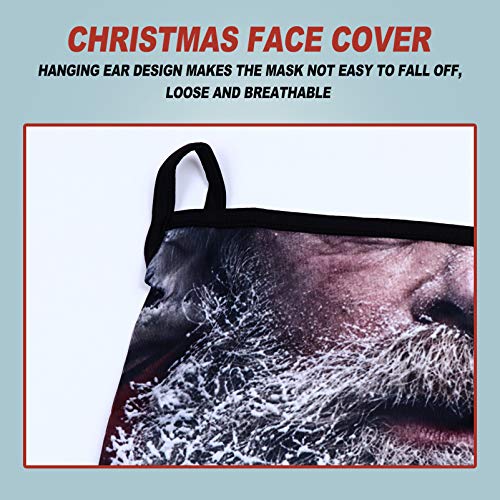 Lurrose 6Pcs Polainas de Pescoço de Natal Multifuncional Reutilizável Balaclava Bandana Lenço de Ros
