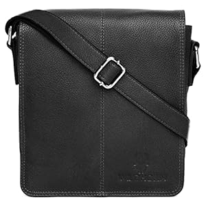 WildHorn� Leather 8 inch Sling Messenger Bag for Men I Multipurpose Crossbody Bag I Travel Bag with Adjustable Strap I Utility Bag I Dimension : L-8 inch W-3 inch H-9 inch 4 51pTgt44 ES. SL500 . SS300