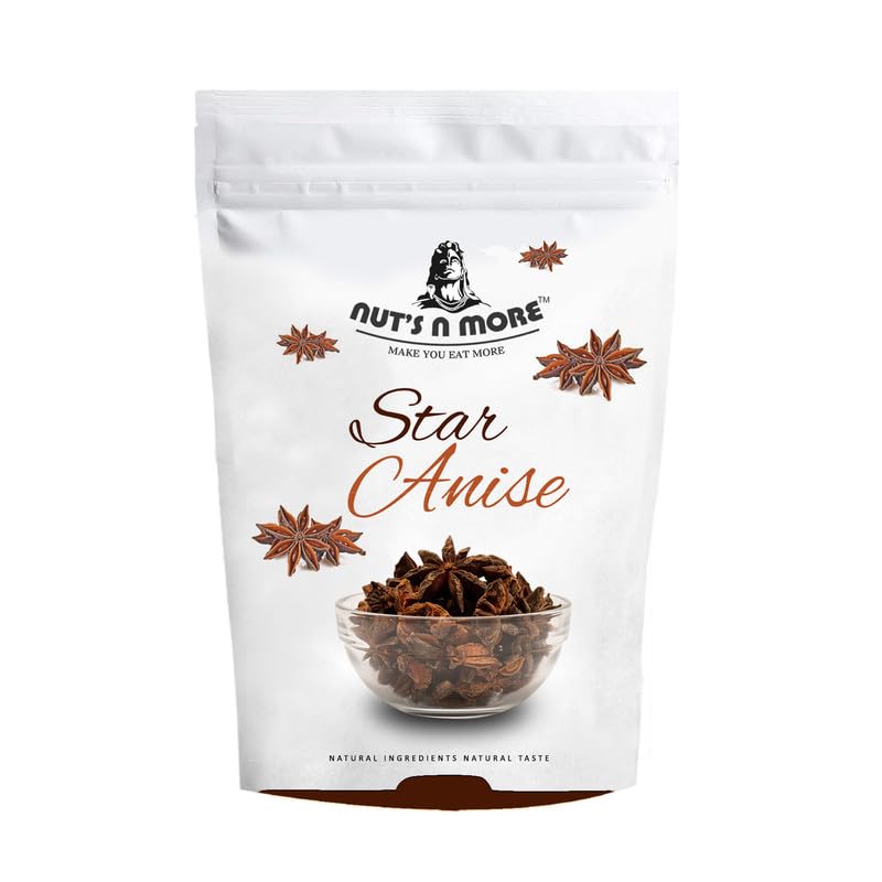 NUTS N MORE Whole Star Anise/bagyan Fool/chakri Fool/anise Seeds/Khada Masala (50 Grams) (B0CHY5F4PC) Amazon Price History, Amazon Price Tracker