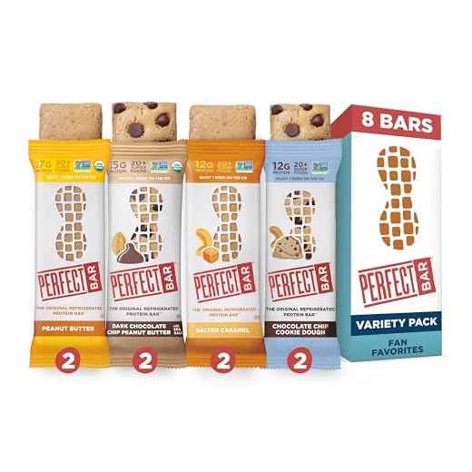 Perfect Bar, Best Sellers Variety Pack, Protein Bars, Gluten Free, Soy Free, Non GMO, No Sugar Alcohols, 2.2-2.5 Ounce Bars, 8 Count