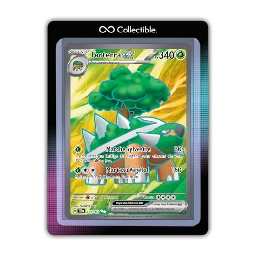 Card Collection® / Torterra ex 185/162 Ultra Rare (UR) / Écarlate et Violet 5 Forces Temporelles/Carte pokémon® Neuve et Originale