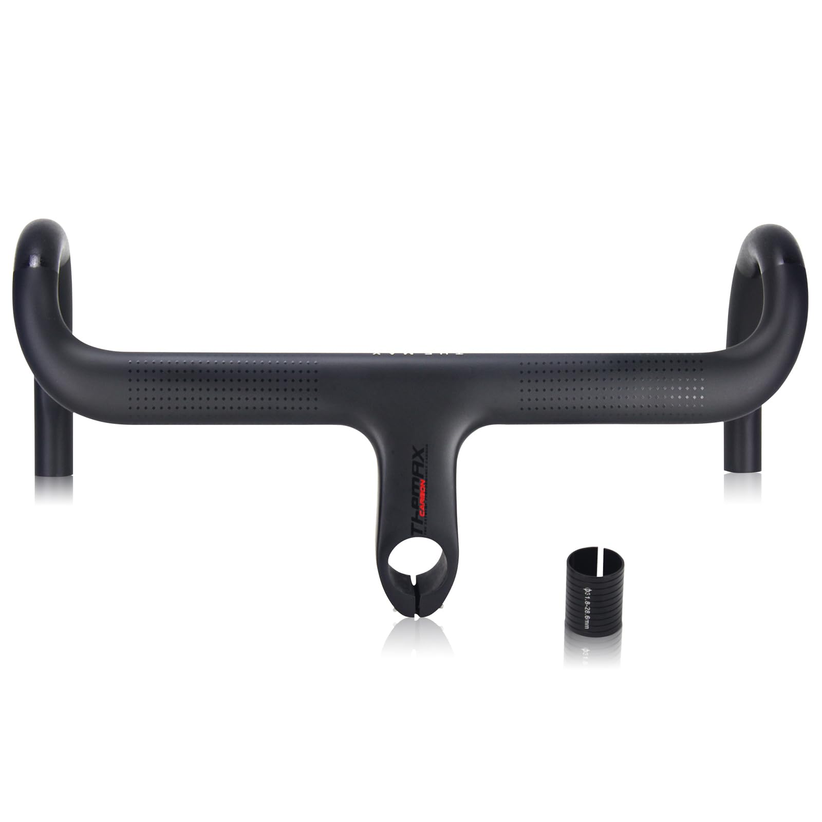Manillar carbono bici carretera manillar bici carretera carbono negro OG 28.6/31.8 integrado ud mate 420 * 120mm