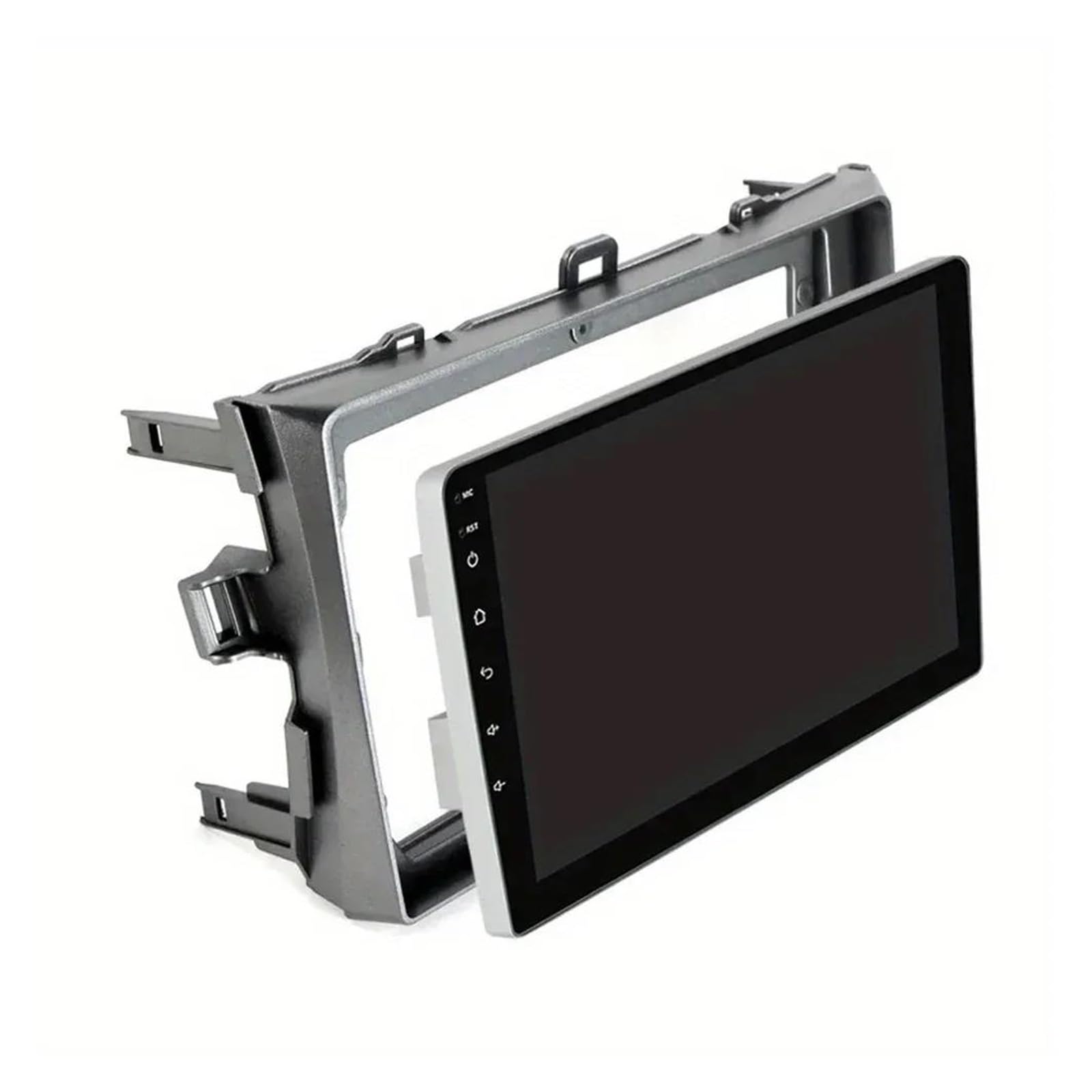 Genérico Adaptador Radio Coche Marco Radio Coche 9 Pulgadas, Soporte para Consola Central Y Panel Frontal para Reproductor Multimedia para Toyota para Corolla 2006-2013(Frame-Cable)