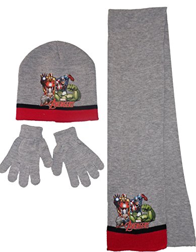 Cappello Sciarpa Guanti bambino AVENGERS Set
